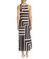 Women's Striped Sleeveless Maxi Dress