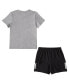 Фото #2 товара Костюм Adidas Baby Boys T Shirt and French Terry Cargo