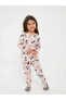 Фото #4 товара Minnie Mouse Baskılı Kız Bebek Pijama Takımı