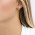 Decent silver earrings with cubic zirconia Biella SJ-E337-CZ