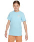 ფოტო #1 პროდუქტის Big Kids Sportswear Printed Crewneck T-Shirt