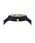 Фото #4 товара Часы и аксессуары Versace женские Fire Island Lion Глиттер Кварцевые Черные силиконовый ремешок 39мм
