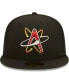 Фото #3 товара Men's Black Albuquerque Isotopes Authentic Collection 59FIFTY Fitted Hat