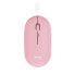 Trust Puck - Ambidextrous - Optical - RF Wireless + Bluetooth - 1600 DPI - Pink