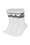 Фото #2 товара Essential Stripe Beyaz 3lü Çorap Cq0301-103