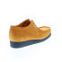 Фото #16 товара Clarks Wallabee 26168858 Mens Yellow Suede Oxfords & Lace Ups Casual Shoes