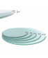 Фото #2 товара 24 Inch Round Tempered Glass Table Top Clear Glass 1/2 Inch Thick Beveled Polished Edge