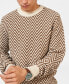ფოტო #3 პროდუქტის Men's Jacquard Crew Sweater
