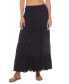 Фото #1 товара Women's Smocked-Waist Tiered Skirt Cover-Up