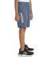 Фото #5 товара Шорты для мальчиков Adidas Big Boys AEROREADY с графическими 3-полосками на резинке