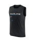 Фото #3 товара Men's Black Miami Marlins Exceed Performance Tank Top