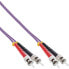 Фото #2 товара InLine Fiber Optical Duplex Cable ST/ST 50/125µm OM4 0.5m