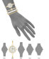 Фото #4 товара Наручные часы Anne Klein Women's Rose Gold-Tone Alloy Open Link Bracelet Watch, 33mm