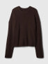 Фото #5 товара CashSoft Shaker-Stitch Crewneck Sweater