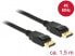 Delock 85508, 1.5 m, DisplayPort, DisplayPort, Male, Male, 3840 x 2160 pixels