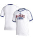 Фото #2 товара Men's White Kansas Jayhawks Arch T-shirt