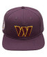 Men's Burgundy Washington Commanders Classic Snapback Hat