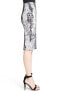 Фото #3 товара ST. JOHN COLLECTION 161530 Raja Snakeskin Knit Pencil Skirt Mica Multi Sz. 12