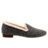 Фото #1 товара Trotters Glory T2160-056 Womens Gray Wide Suede Slip On Loafer Flats Shoes