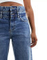 Фото #8 товара Mango double waistband jeans in blue