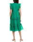 Amanda Uprichard Chamomile Dress In Sanibel Women's Green Xs