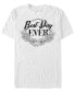 Фото #1 товара Men's Best Day Ever Short Sleeve Crew T-shirt