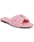Фото #1 товара Women's Bridget Embellished Knotted Slide Flat Sandals