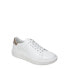 Time and Tru Platform Fashion Sneakers Womens 8 White Polyurethane Lace-Up Solid