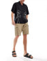 ONLY & SONS tailored skate short in stone Бежевый, M - W32 - фото #2