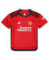 Toddler Boys and Girls Red Manchester United 2023/24 Home Mini Kit
