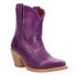 Фото #2 товара Ferrini Pixie Embroidered Pointed Toe Cowboy Womens Purple Casual Boots 6523148