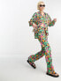 Фото #2 товара Only flared trousers co-ord in multi oversized floral