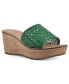 Фото #1 товара Women's Charges Platform Slide Wedge Sandals