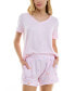 ფოტო #5 პროდუქტის Women's Printed Sleep Shorts