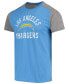 Men's Powder Blue, Gray Los Angeles Chargers Field Goal Slub T-shirt