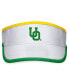 ფოტო #3 პროდუქტის Men's White Oregon Ducks Daybreak Adjustable Visor