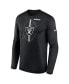 Men's Black Las Vegas Raiders Legend Icon Long Sleeve T-shirt