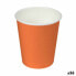 Фото #1 товара Одноразовые стаканы Algon Картонный Оранжевый 36 штук (24 Предметы)