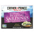 Brisling Sardines, Mediterranean Style, 3.75 oz (106 g)