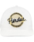 Фото #3 товара The Men's and Women's White Purdue Boilermakers Retro Circle ‘80s Throwback Snapback Hat