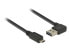 Delock 0.5m - USB2.0-A/USB2.0 Micro-B - 0.5 m - USB A - Micro-USB B - USB 2.0 - Male/Male - Black