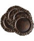 Avenir Serveware Embossed Charger Plates Set of 4