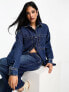 ASOS DESIGN denim oversized shirt in blue