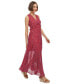 ფოტო #4 პროდუქტის Women's Ruffled Pleated Maxi Dress