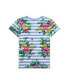 ფოტო #2 პროდუქტის Big Girls Striped Floral Cotton Jersey T-shirt