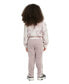 ფოტო #2 პროდუქტის Toddler Girls Printed Fashion Tricot Jacket and Pants, 2 Piece Set