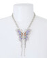 Фото #2 товара Steve Madden butterfly Fringe Pendant Necklace