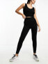 Фото #3 товара ASOS 4505 Icon seamless rib deep plunge vest in black