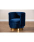 Saffi Glam and Luxe Swivel Accent Chair