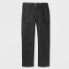 Фото #1 товара Men's Slim Fit Adaptive Jeans - Goodfellow & Co Black 38x30